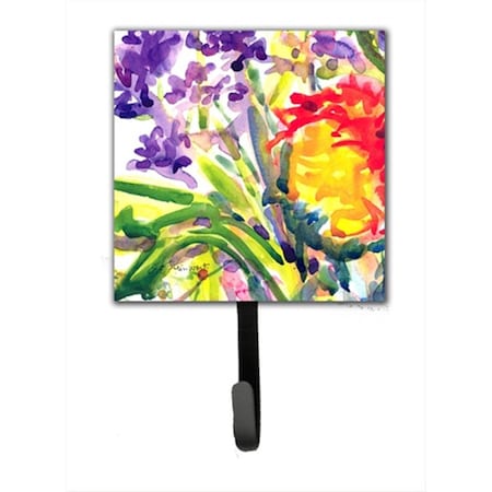 Jensendistributionservices 4.25 W x 7 H in. Flower Leash Holder Or Key Hook MI1710854